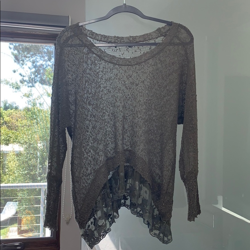 olive green LF sweater